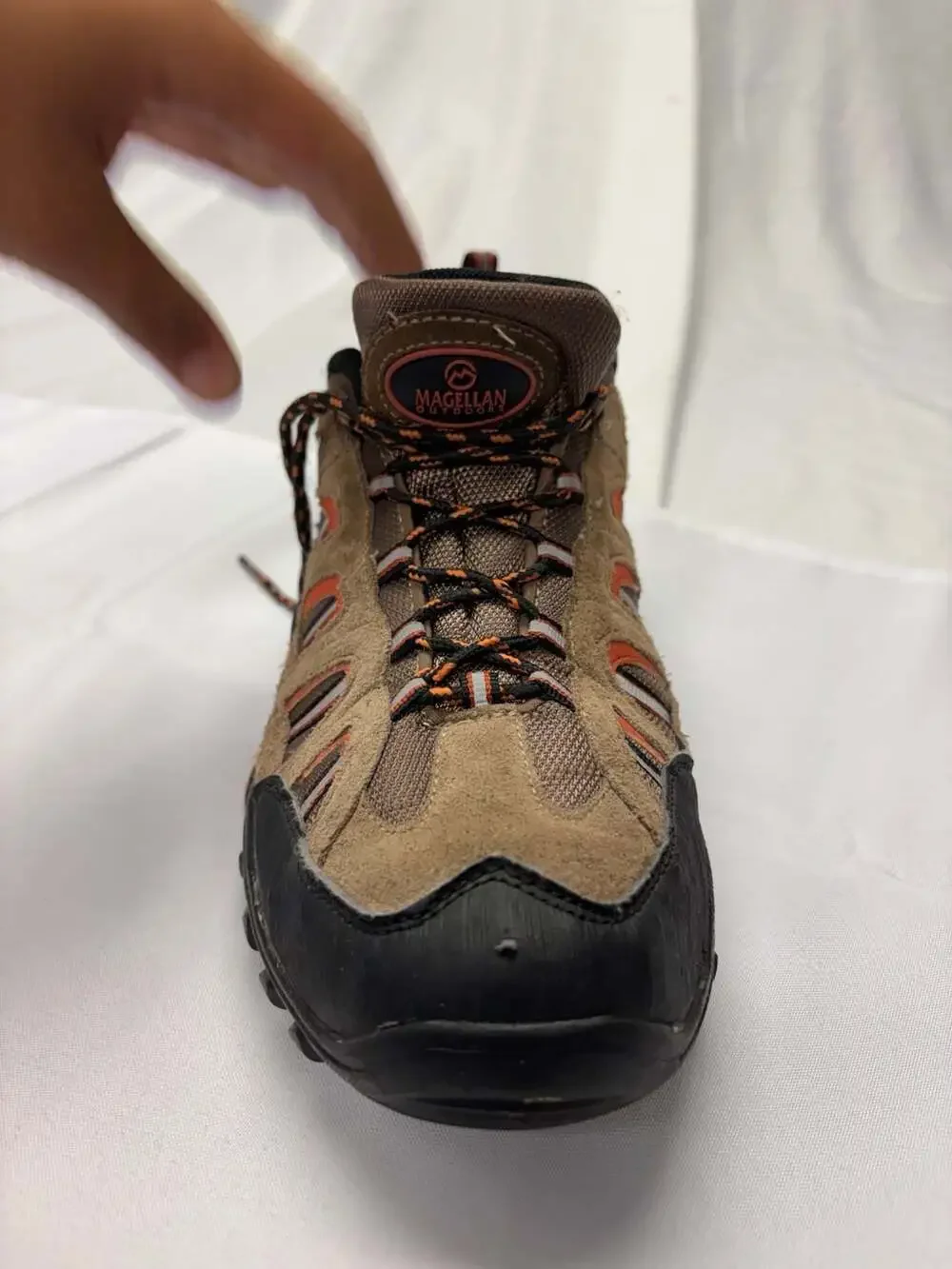 Magellan Outdoors Hiking Shoes Size 11D Brown Suede